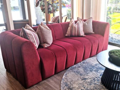 Fluting on sofa